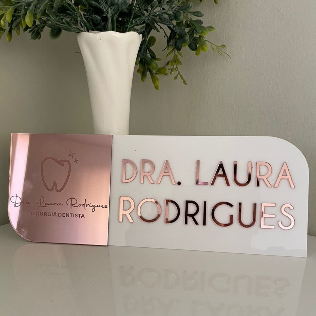 Placa de Porta 30x10cm - Acrílico Personalizado - Mod 11 - Compre ...